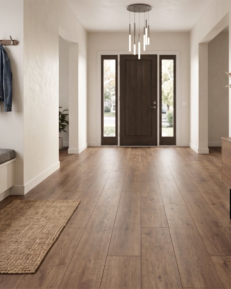 Flur: Raum mit Designboden Natura Wood Sapphire