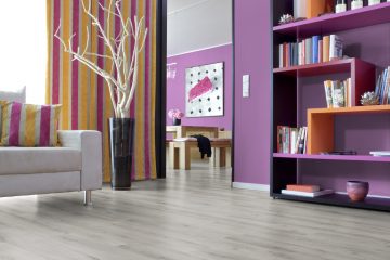 Moderne Küche mit BasicFloor Vinylboden - Wasserfester und pflegeleichter Bodenbelag